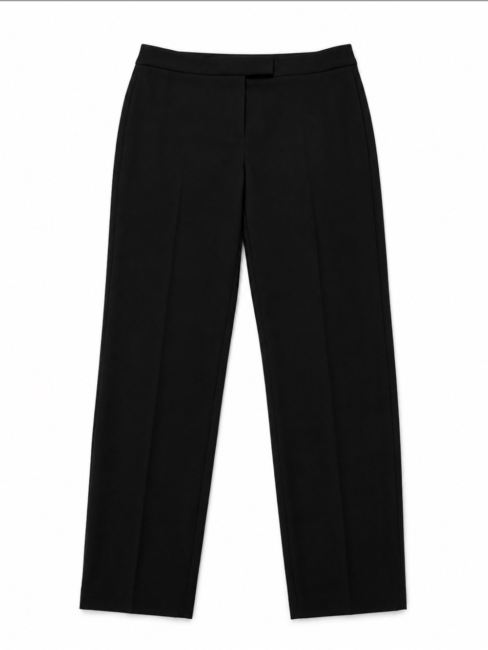 DKNY Black Straight-Leg Dress Trousers